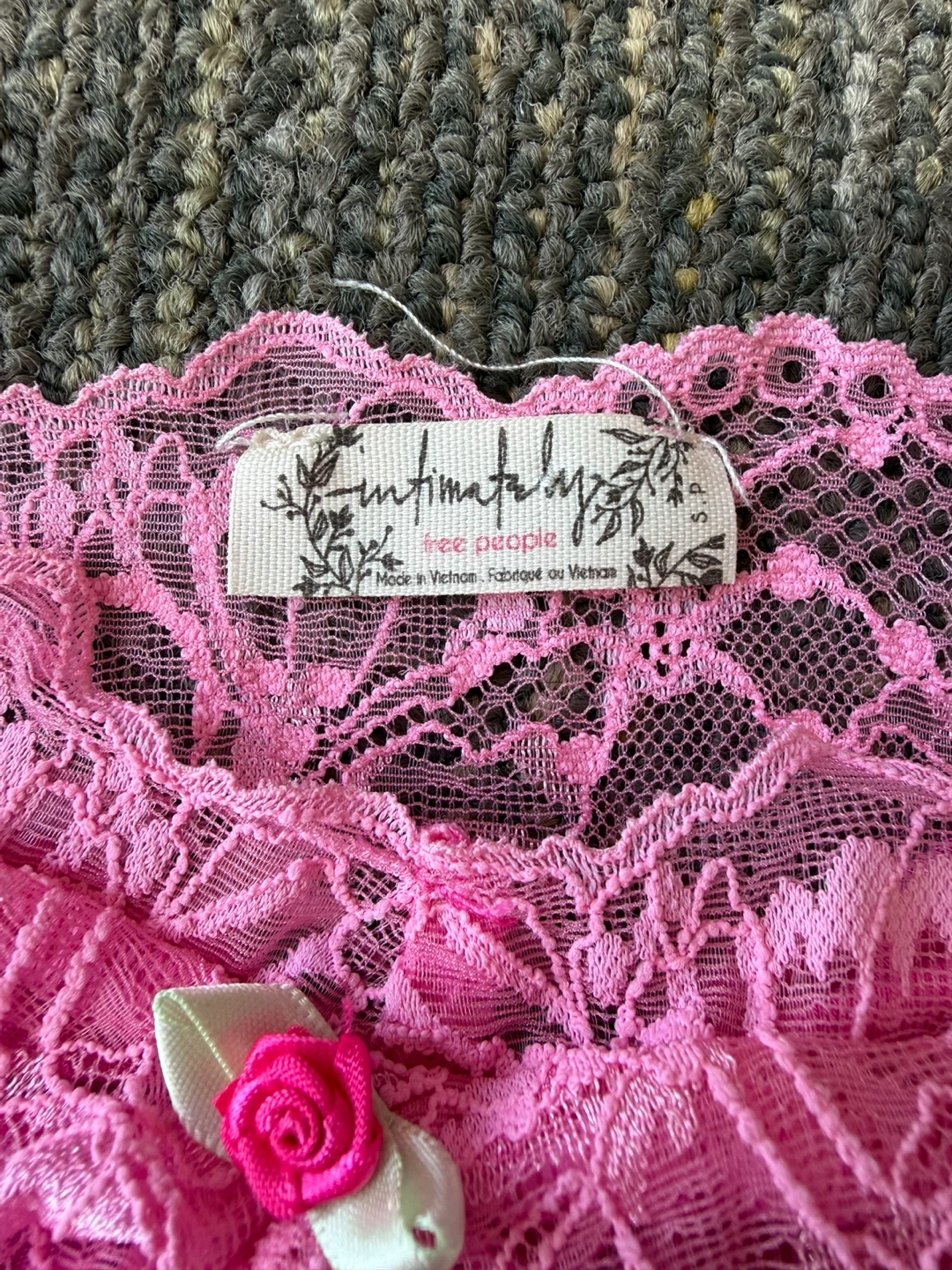 Free People Intimately Pink Lace Camisole - photo 3