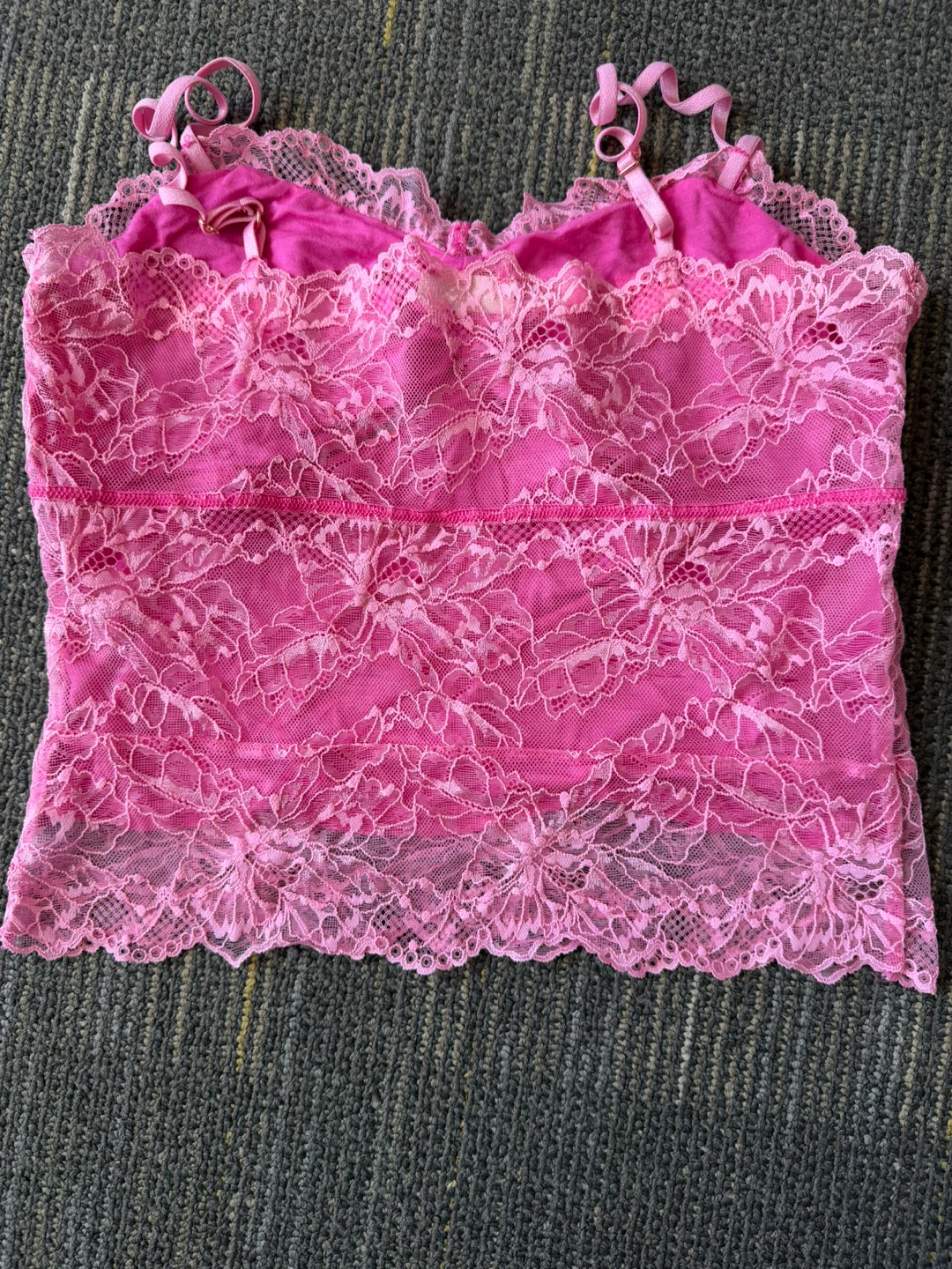 Free People Intimately Pink Lace Camisole - photo 2