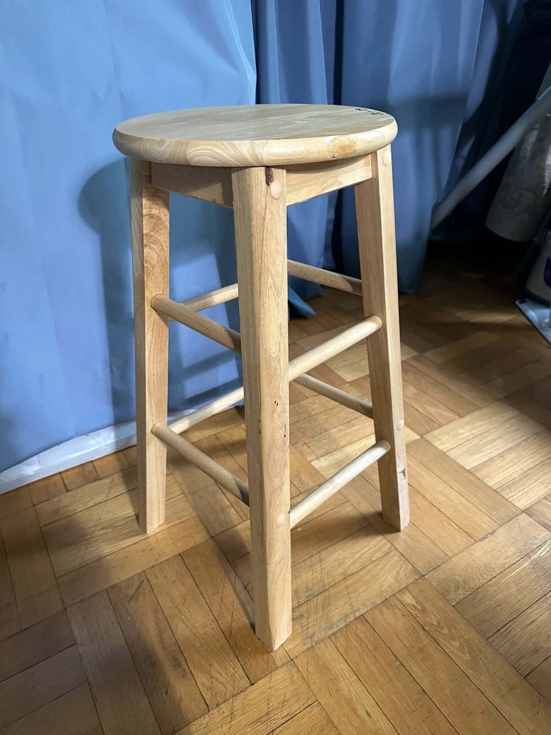 Wooden Bar Stool - photo 2