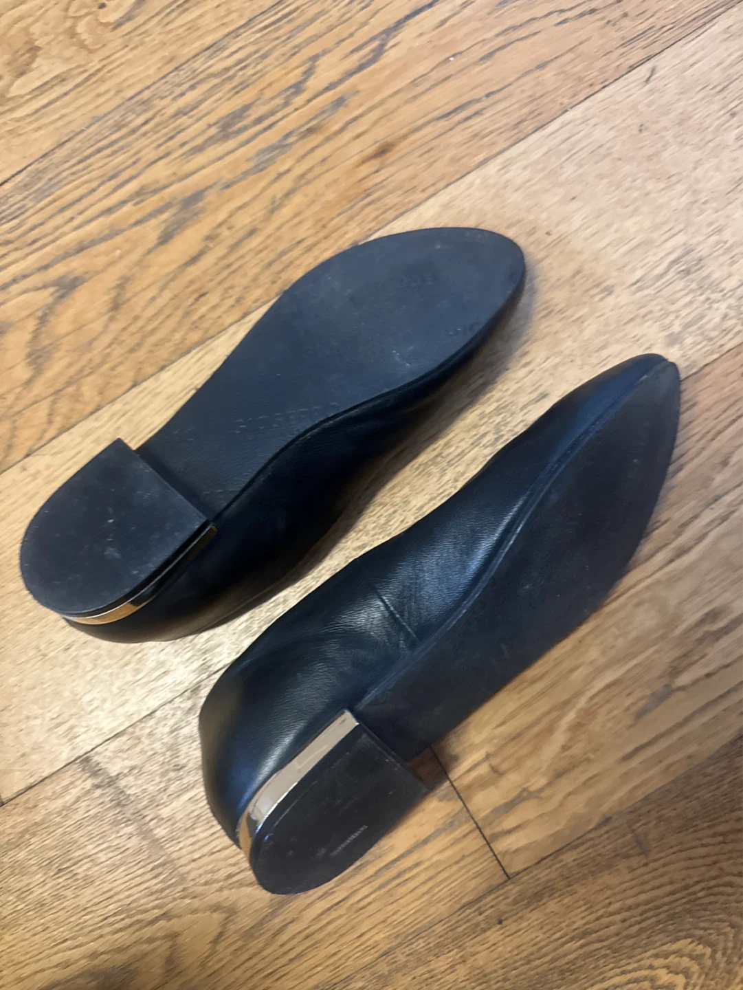GIUSEPPE Black Leather Flats - Women's Shoes - photo 3