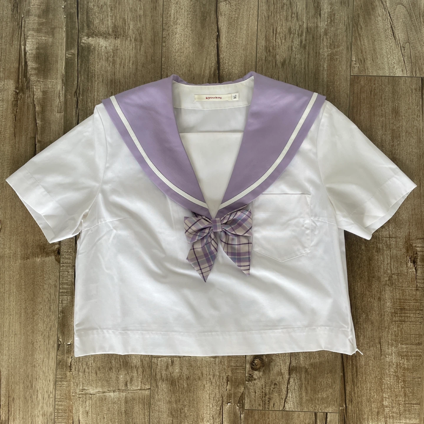 Purple Sailor Style School Uniform (Women Size S - M) - photo 3