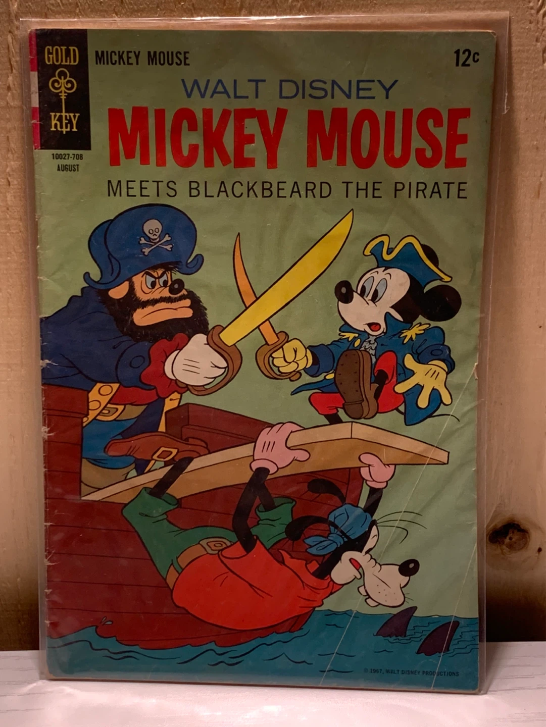 Walt Disney Mickey Mouse Meets Blackbeard The Pirate Comic Book