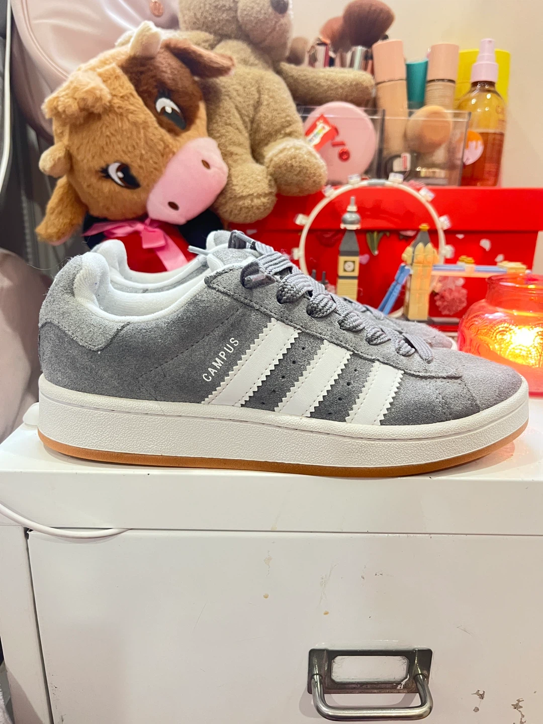 Adidas Campus Grey Suede Sneakers - photo 2