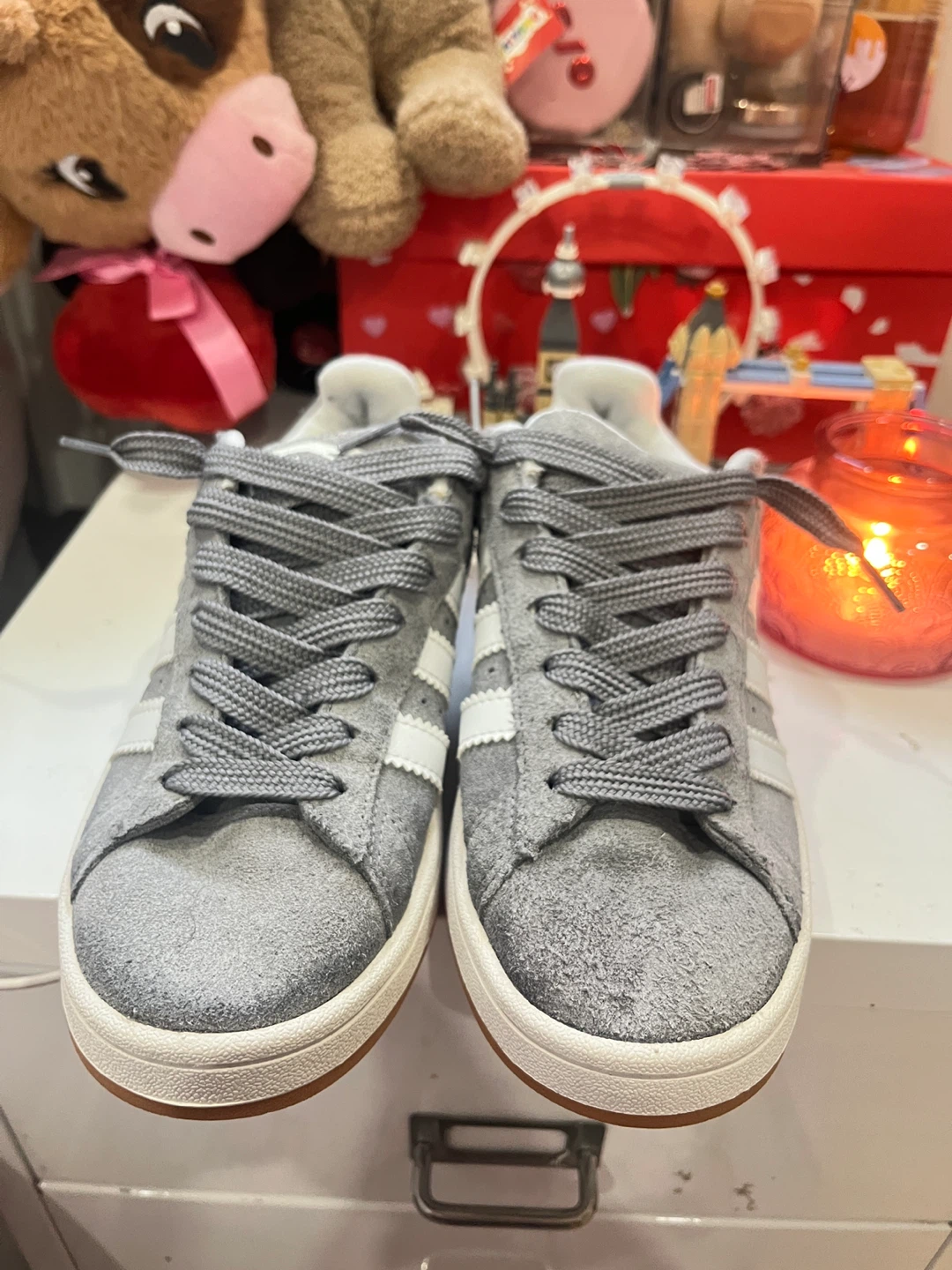 Adidas Campus Grey Suede Sneakers - photo 4