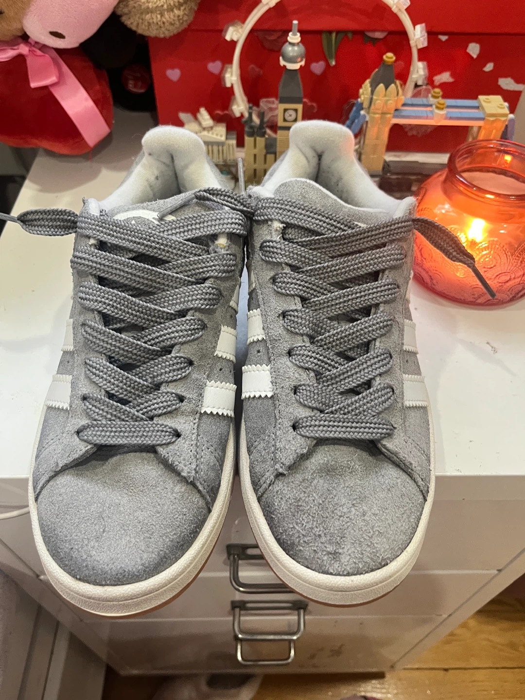 Adidas Campus Grey Suede Sneakers - photo 5