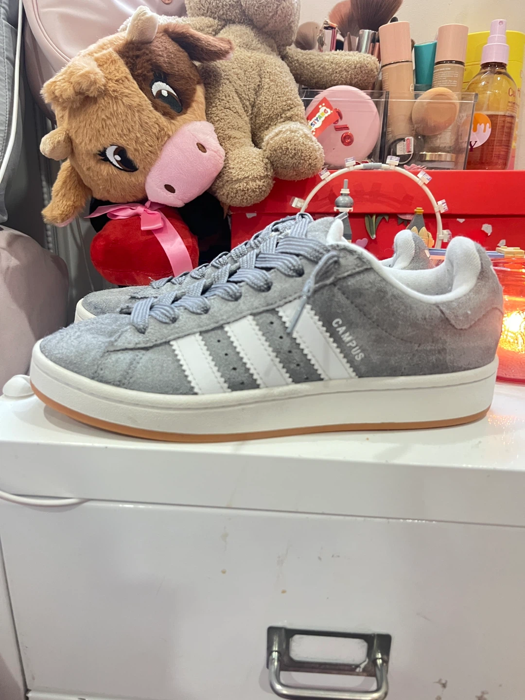 Adidas Campus Grey Suede Sneakers - photo 3