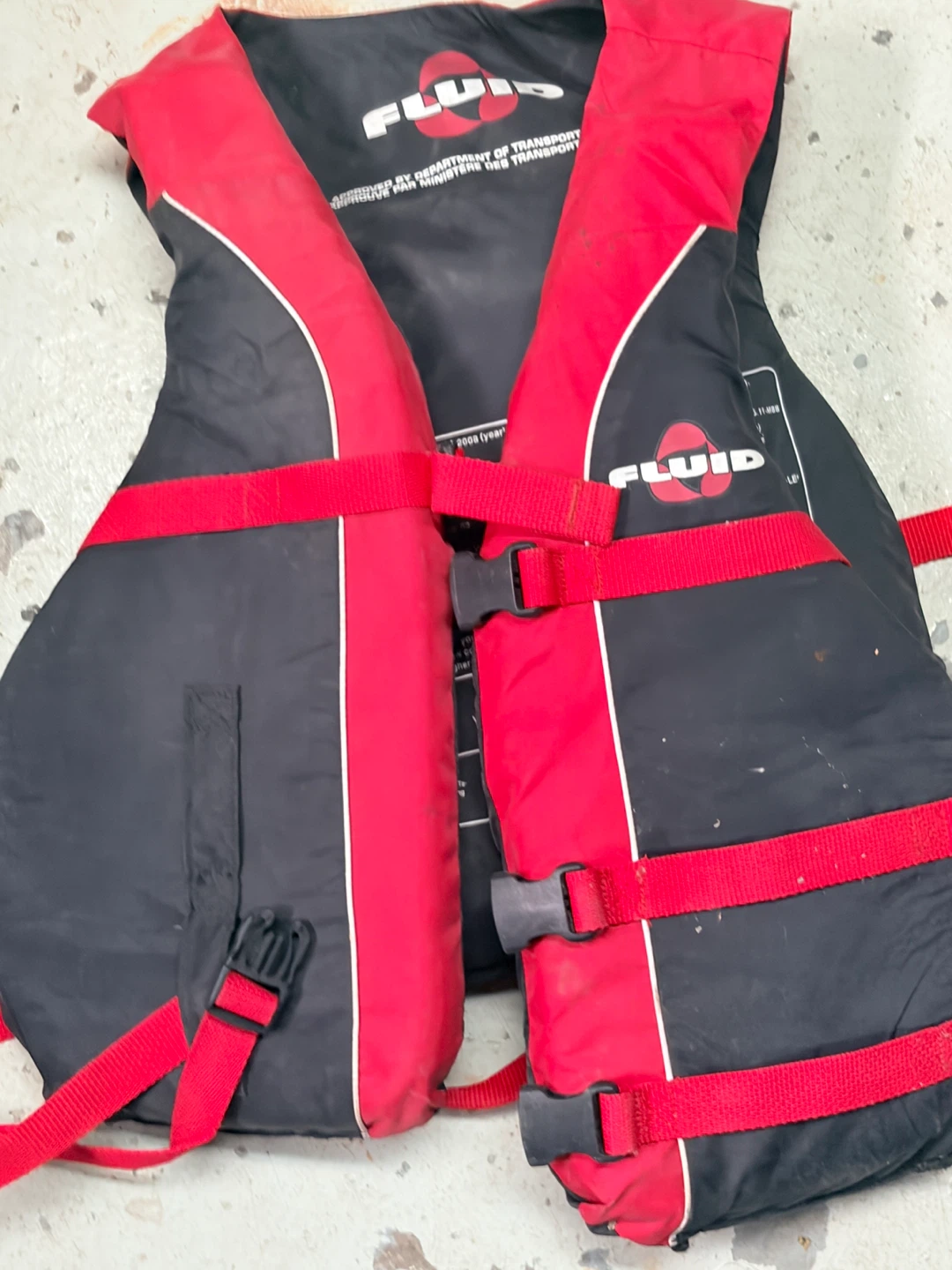 Set of adult Fluid Life Jackets