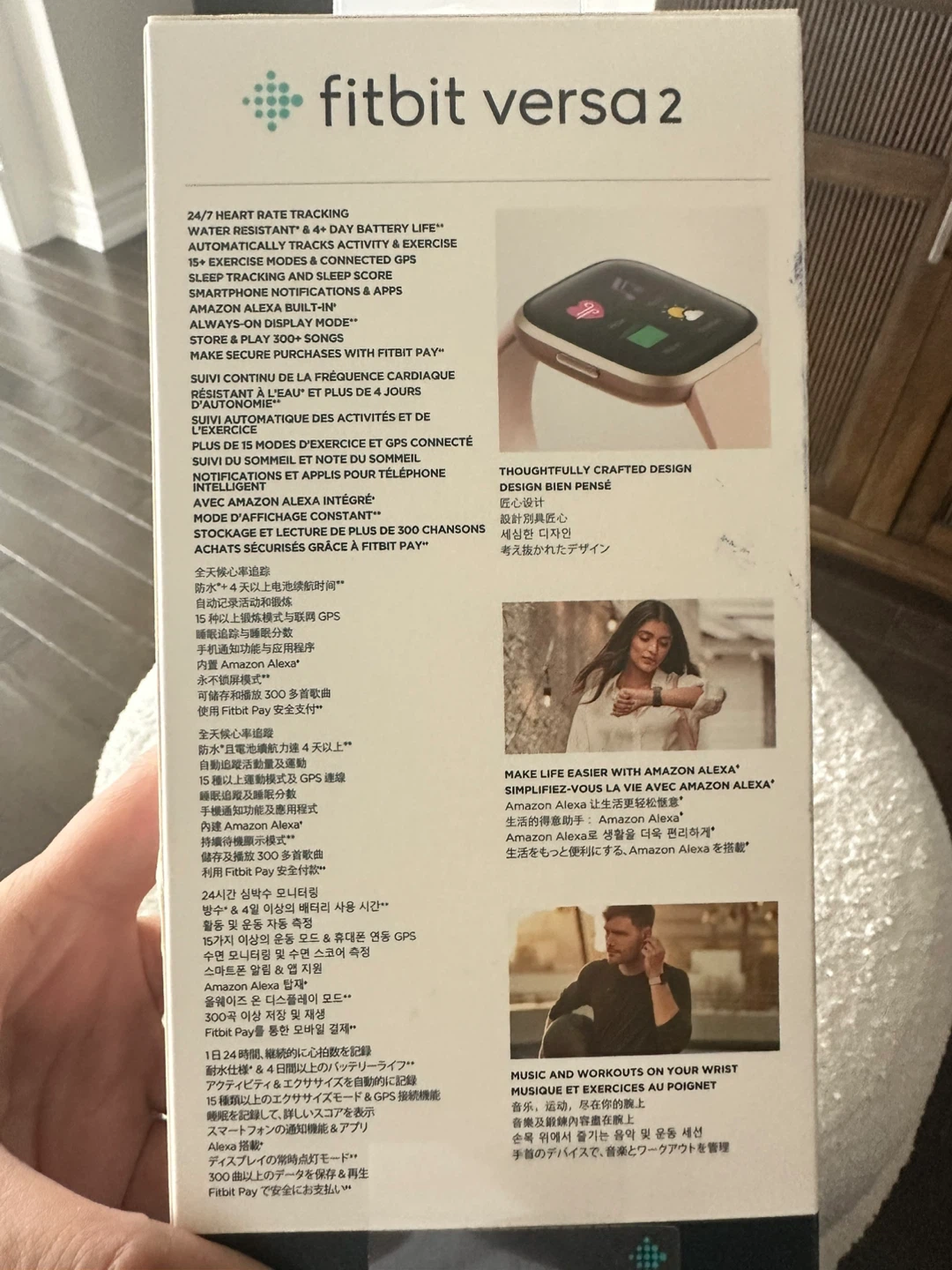 Fitbit Versa 2 Smartwatch - Rose Gold - photo 2