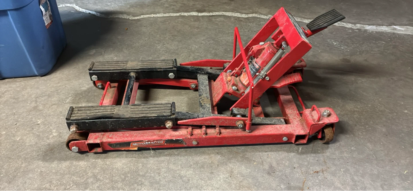 Red Motorcycle Lift Stand - photo 2