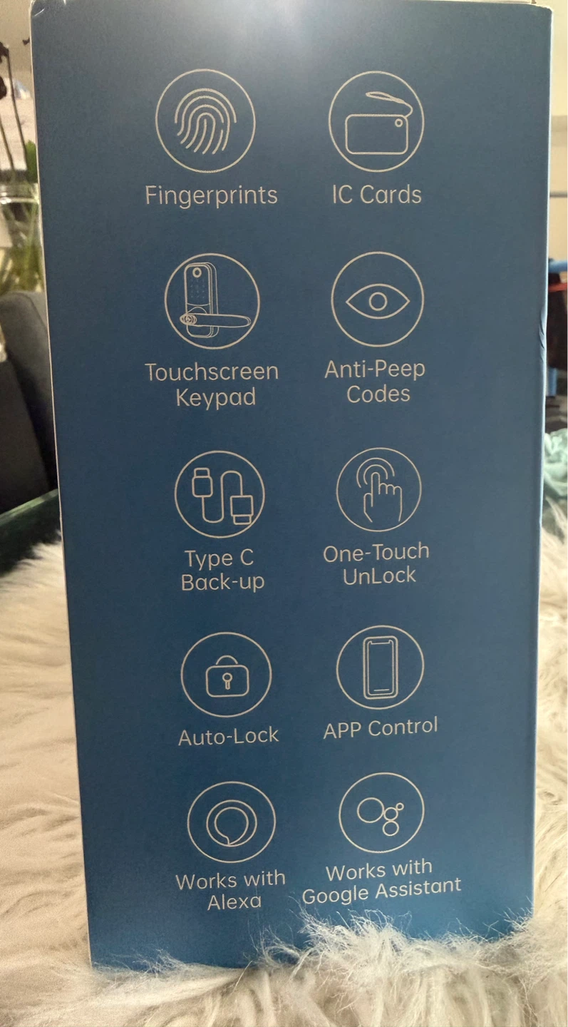 Smonet H001 Keyless Smart Lock with Handle & Wifi Gateway - photo 3