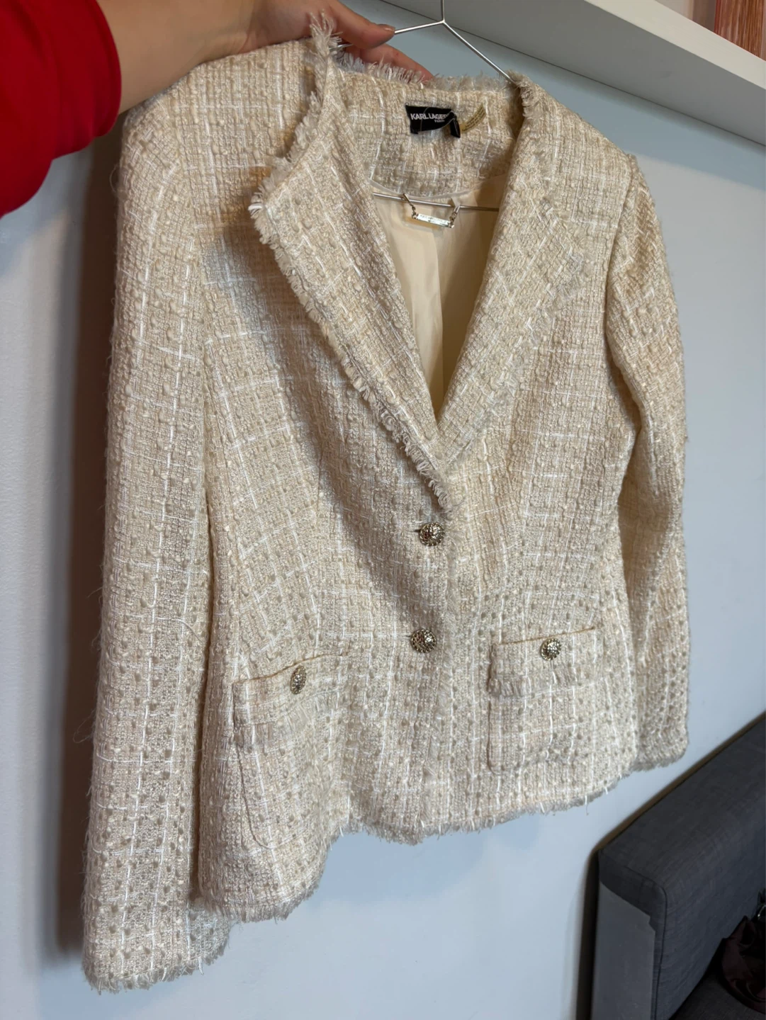 Karl Lagerfeld Tweed Blazer size m