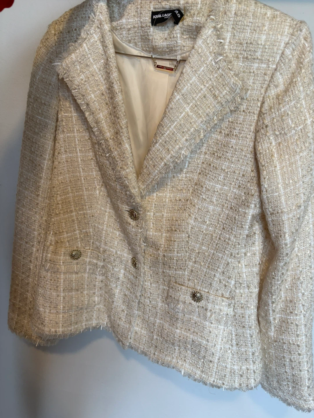 Karl Lagerfeld Tweed Blazer size m - photo 4