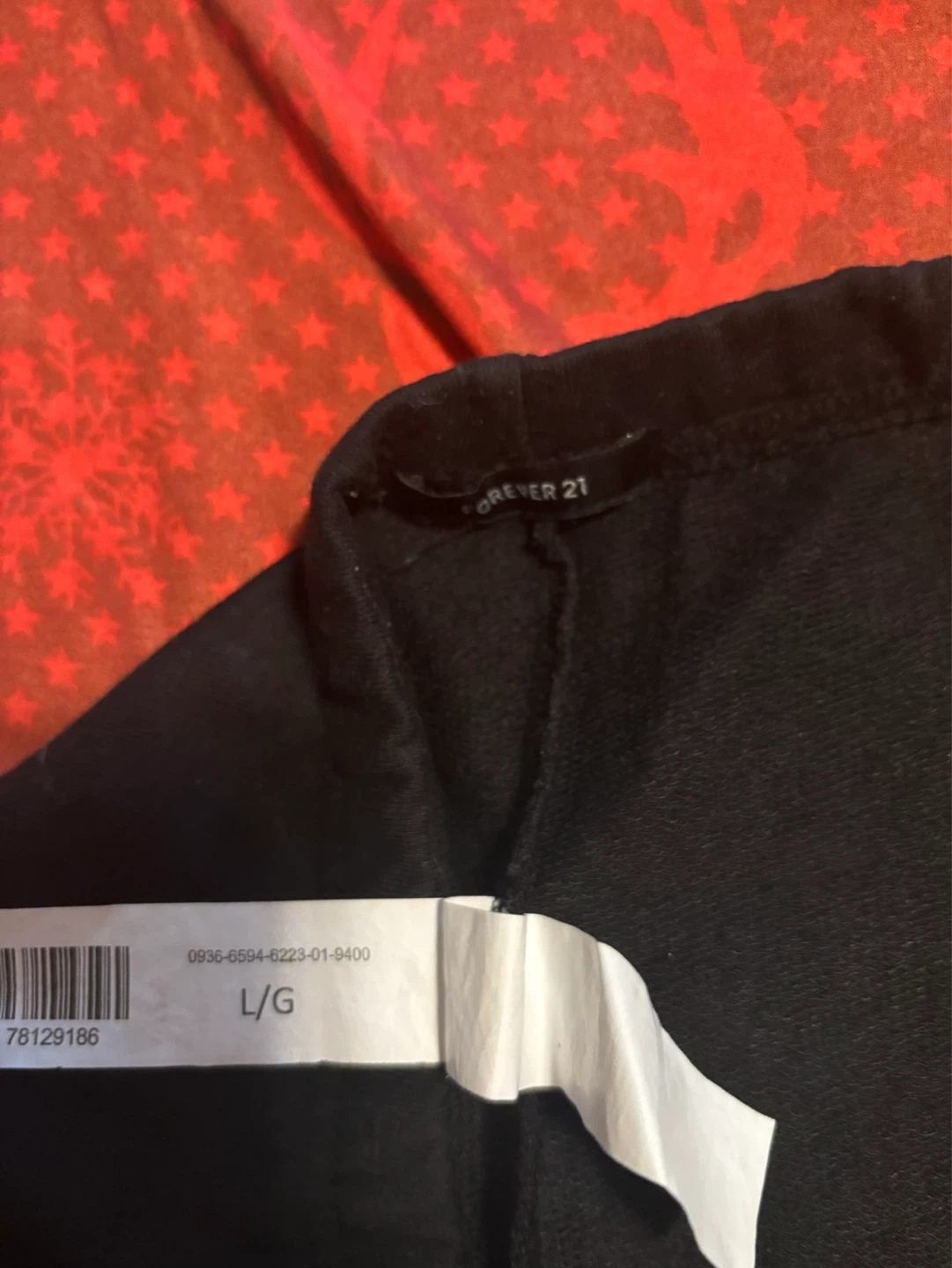 Forever 21 Black Athletic Shorts with White Stripes - Size L - photo 2