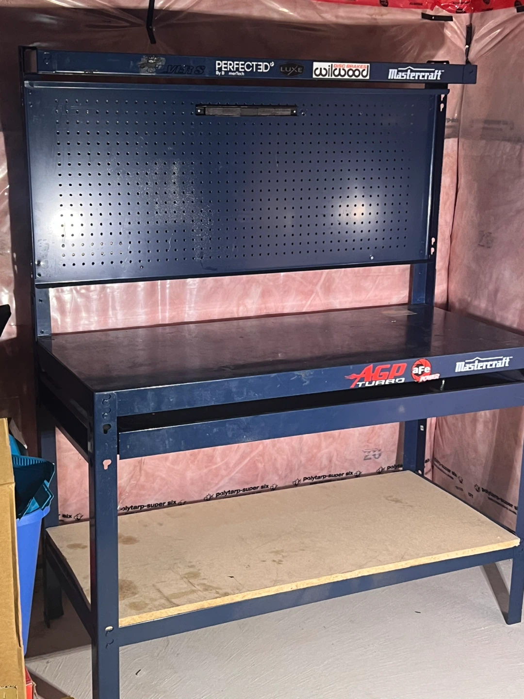 Mastercraft Steel Workbench with Pegboard - photo 2