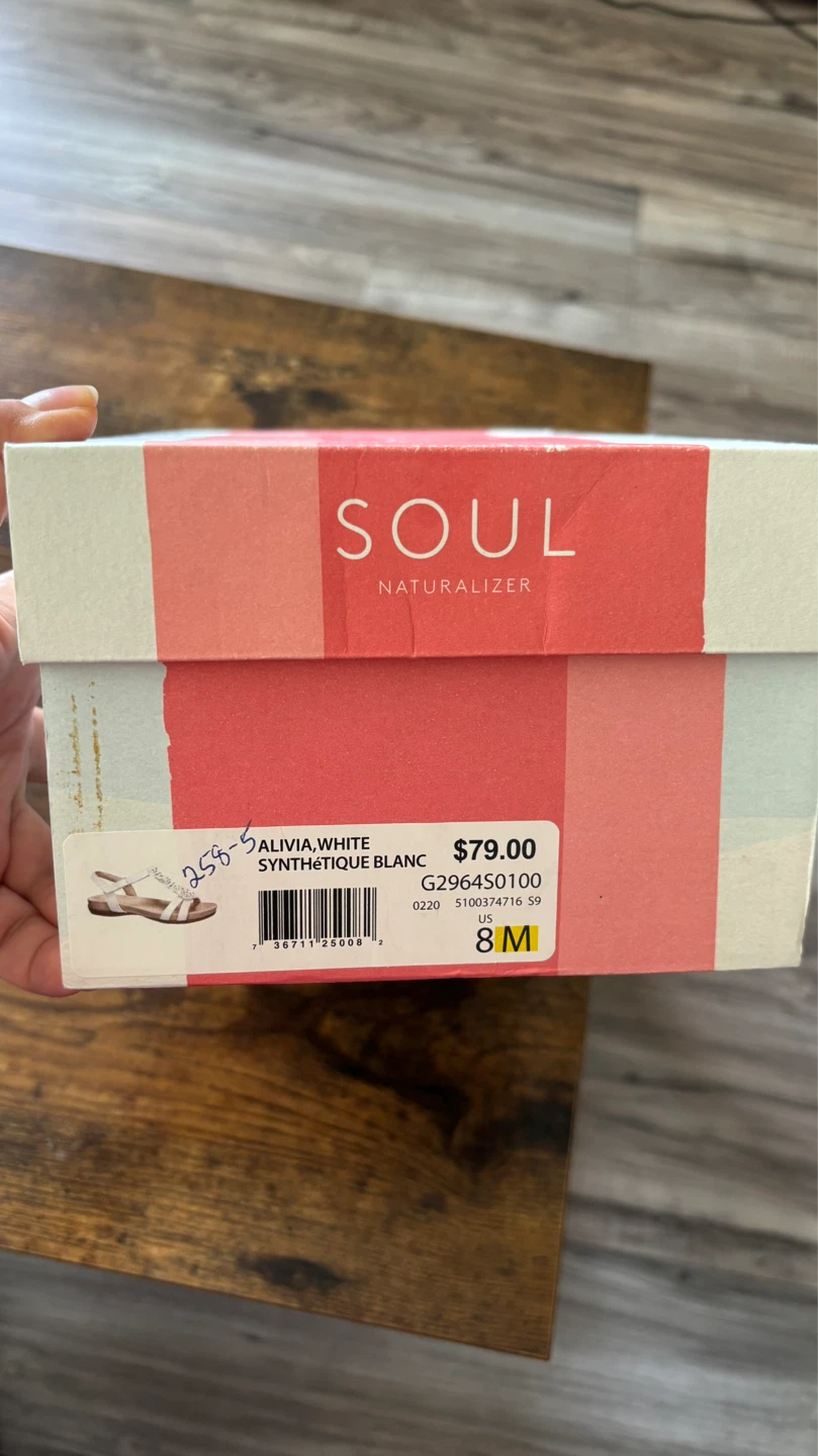 Brand New Naturalizer White Sandals - Size 8 - photo 2