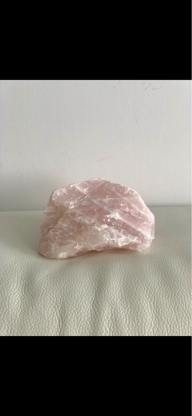 RARE: Extra-Large Pink Quartz Natural Raw 6.5” - photo 3