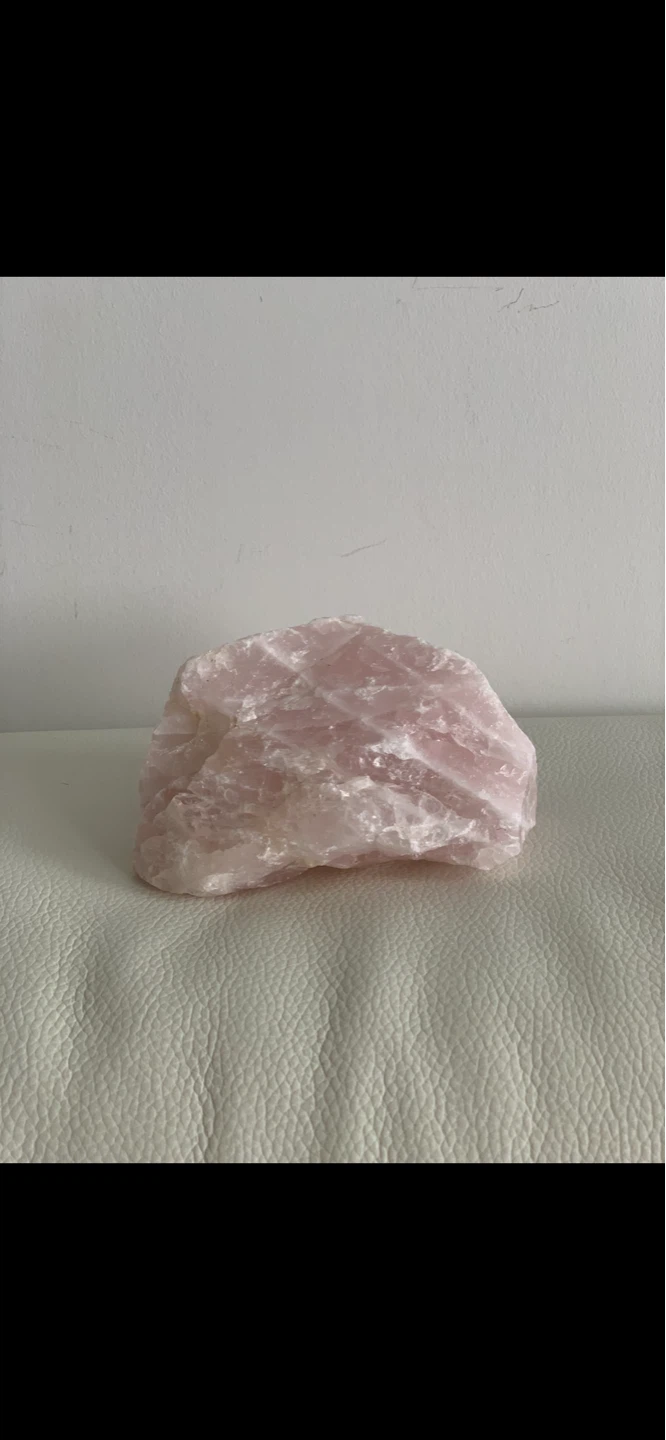 RARE: Extra-Large Pink Quartz Natural Raw 6.5” - photo 4
