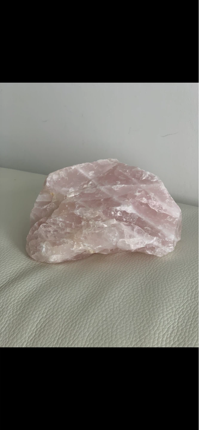 RARE: Extra-Large Pink Quartz Natural Raw 6.5” - photo 5