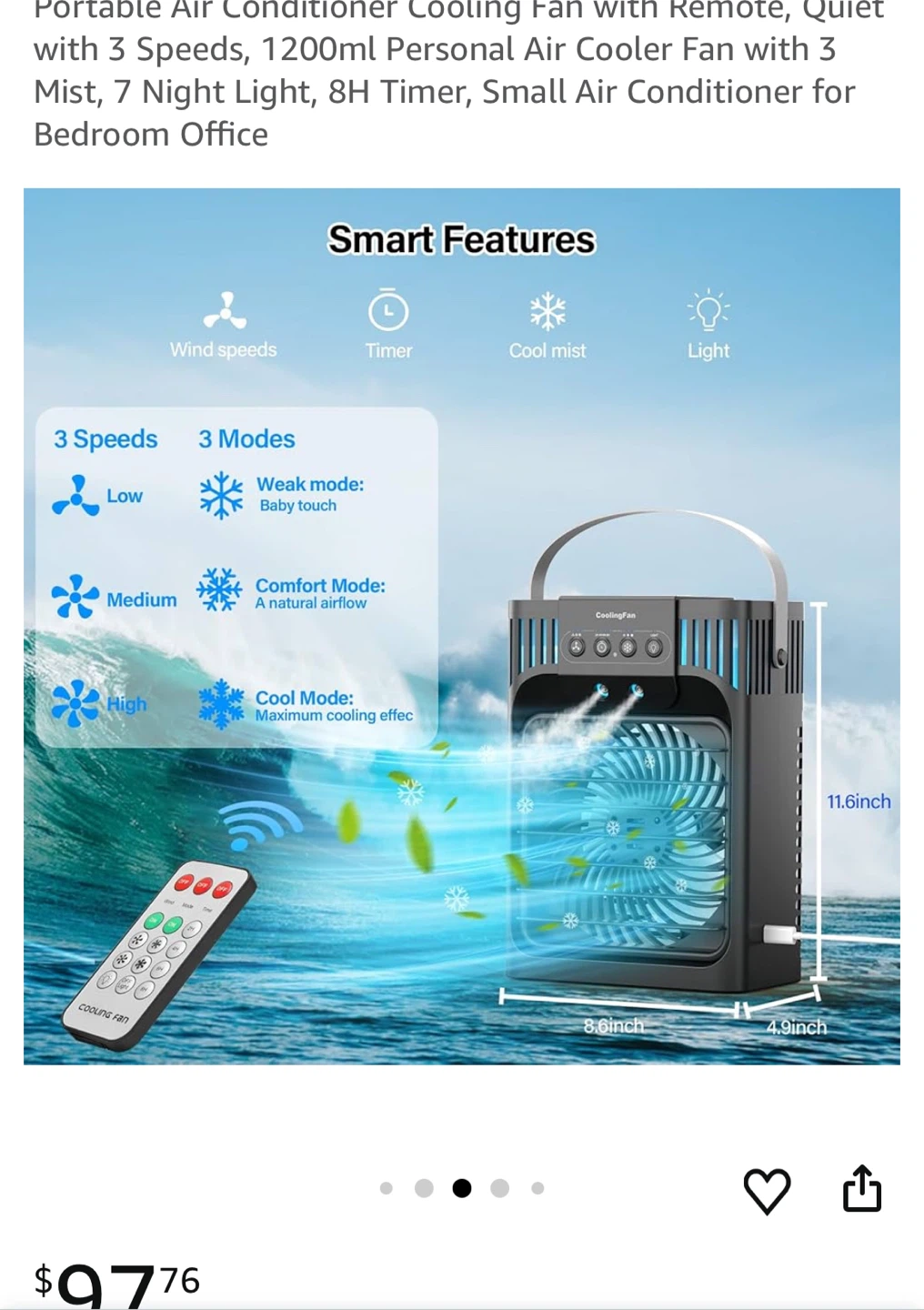 Portable Air Cooler - photo 3