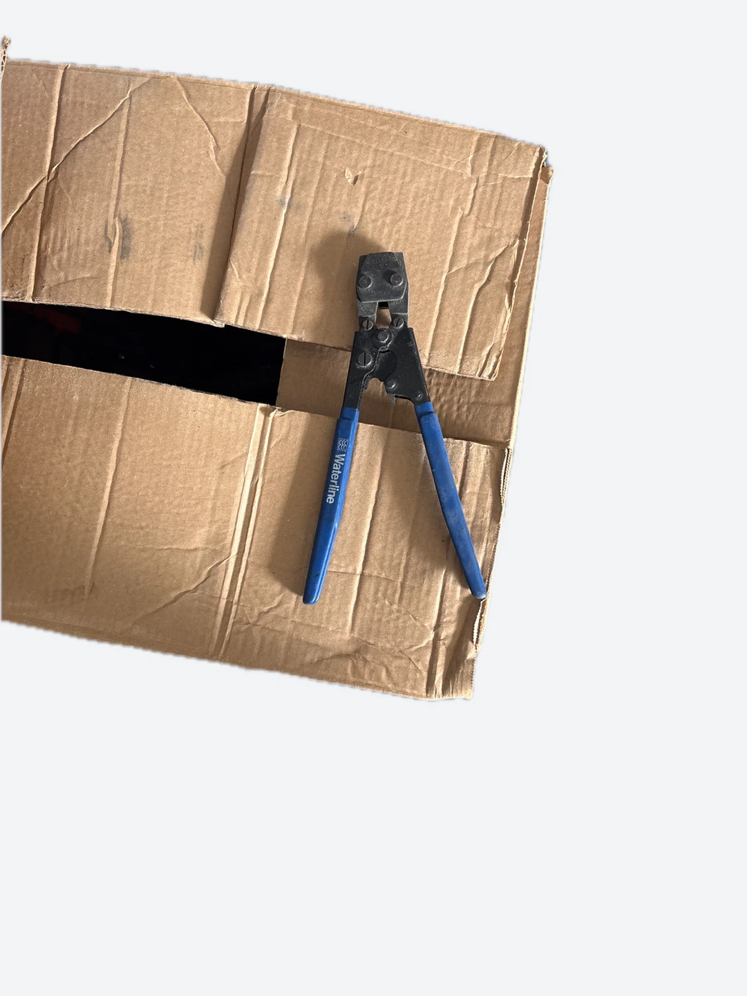 Waterline Crimping Tool with Blue Handles