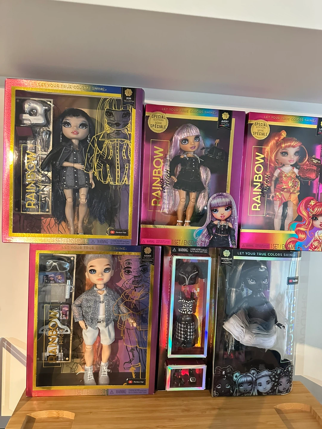 Rainbow High Shadow High dolls in boxes brand new