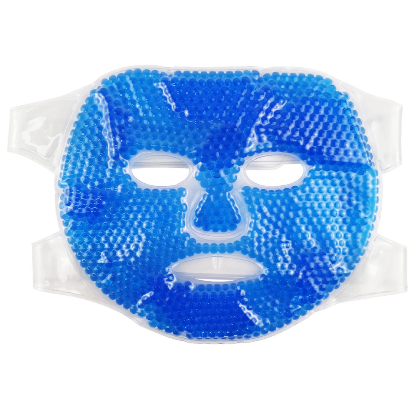 Blue Gel Bead Face Mask for Hot or Cold Therapy - photo 2
