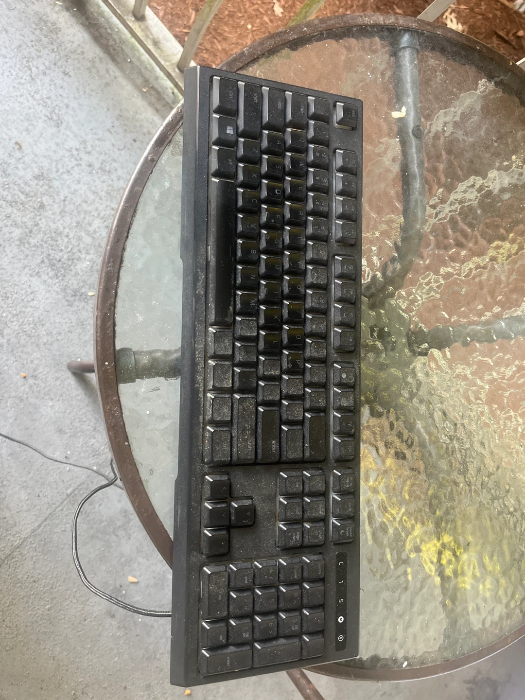 Black Wired Keyboard