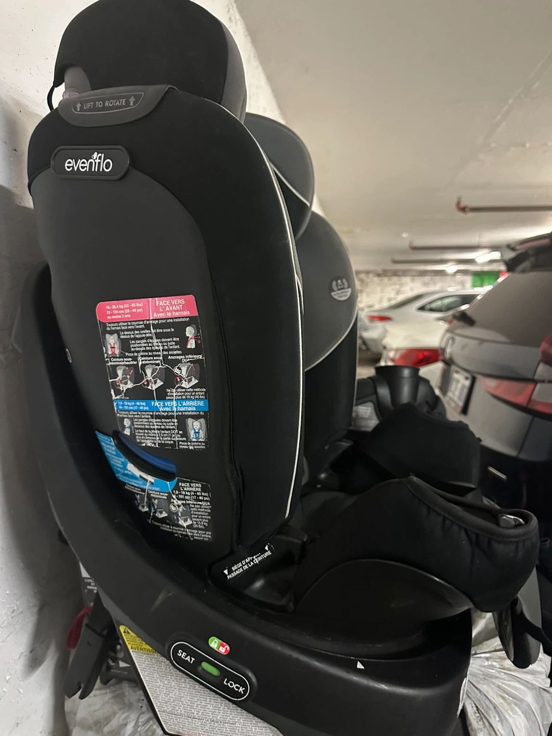 Evenflo Revolove 360 Car Seat - photo 2