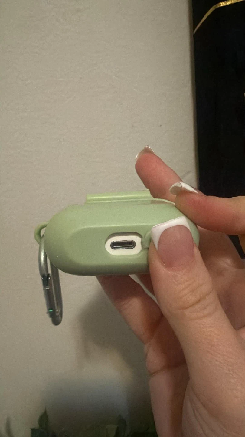 Sage Green AirPods 3rd Gen Case with Carabiner - photo 4