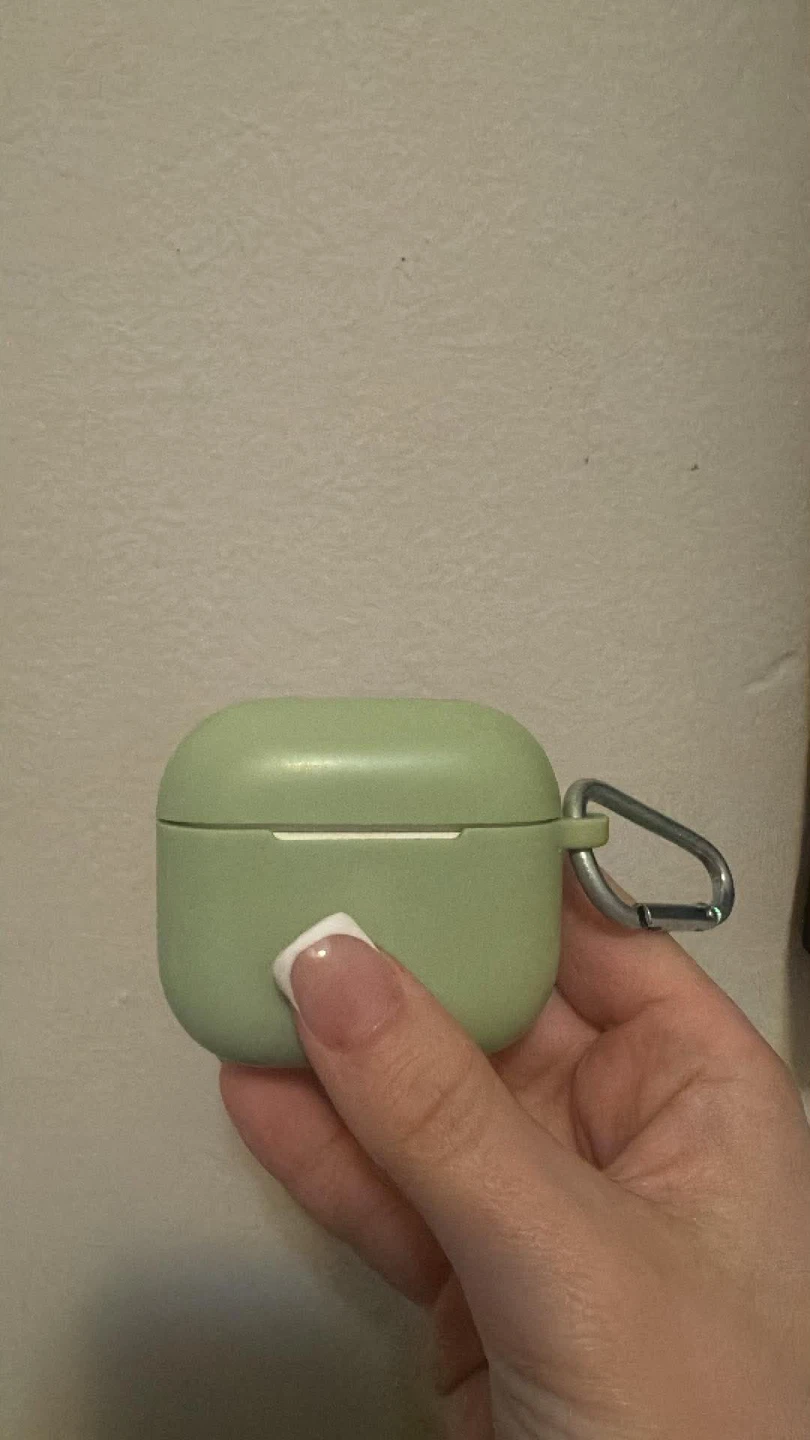 Sage Green AirPods 3rd Gen Case with Carabiner - photo 3
