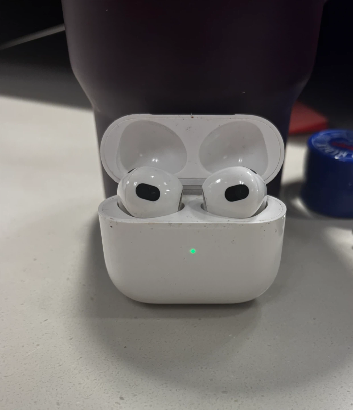 Sage Green AirPods 3rd Gen Case with Carabiner