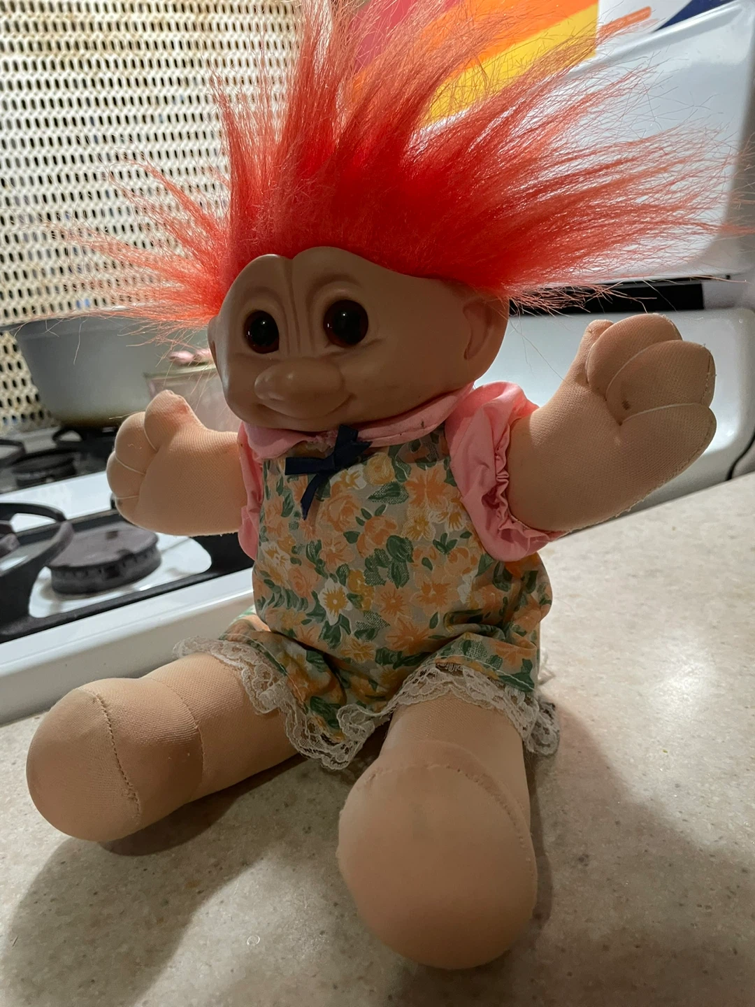 Vintage Troll Doll with Orange Hair - photo 3