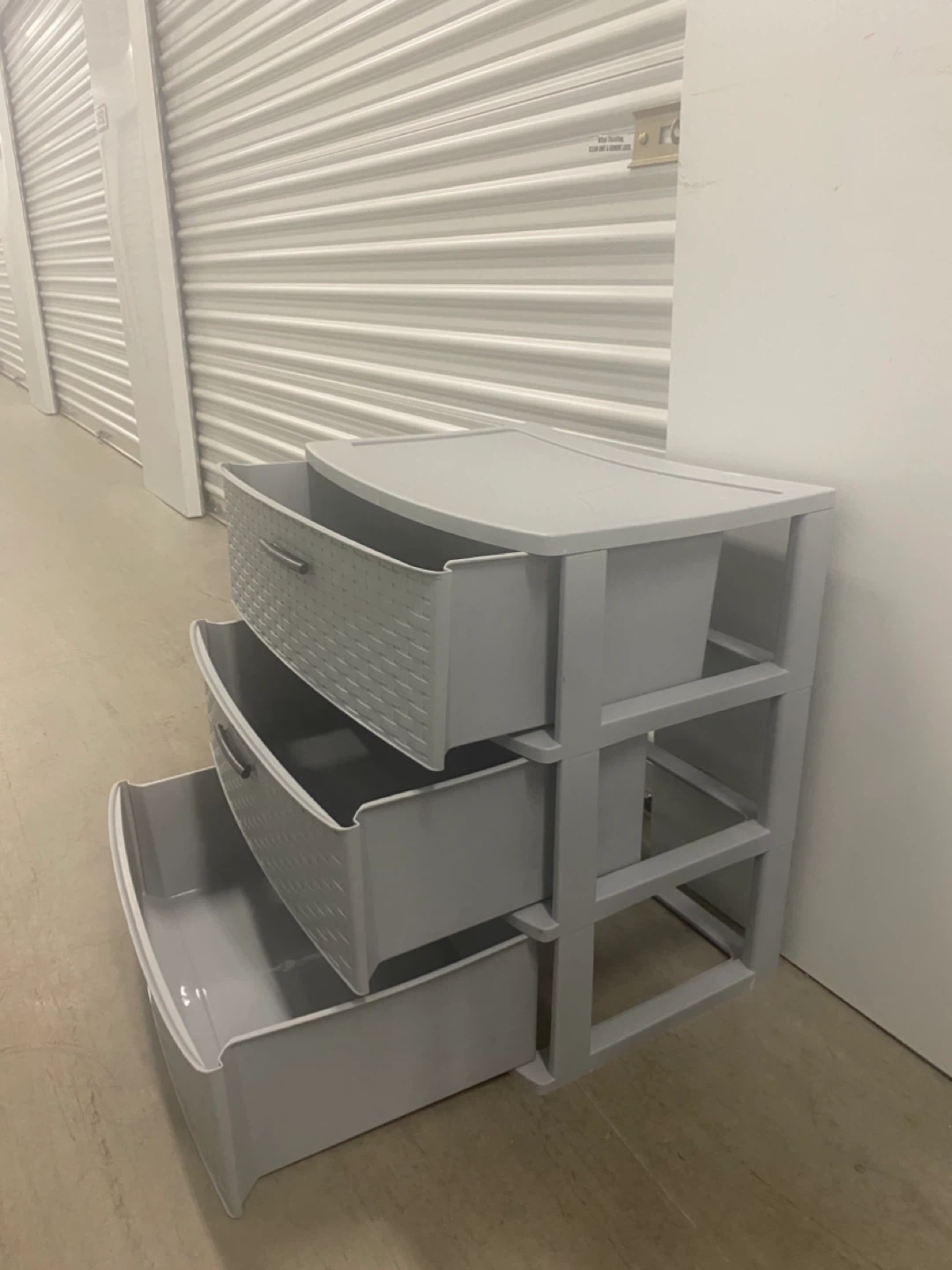 3-Drawer Plastic Storage Organizer