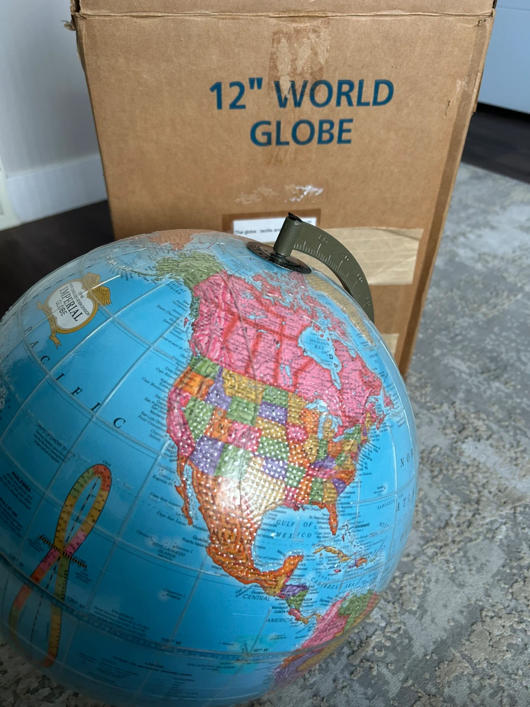 12" World Globe - photo 5