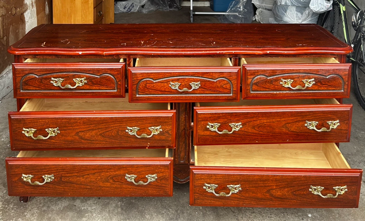 Cherry Wood Dresser with 7 Drawers - photo 3