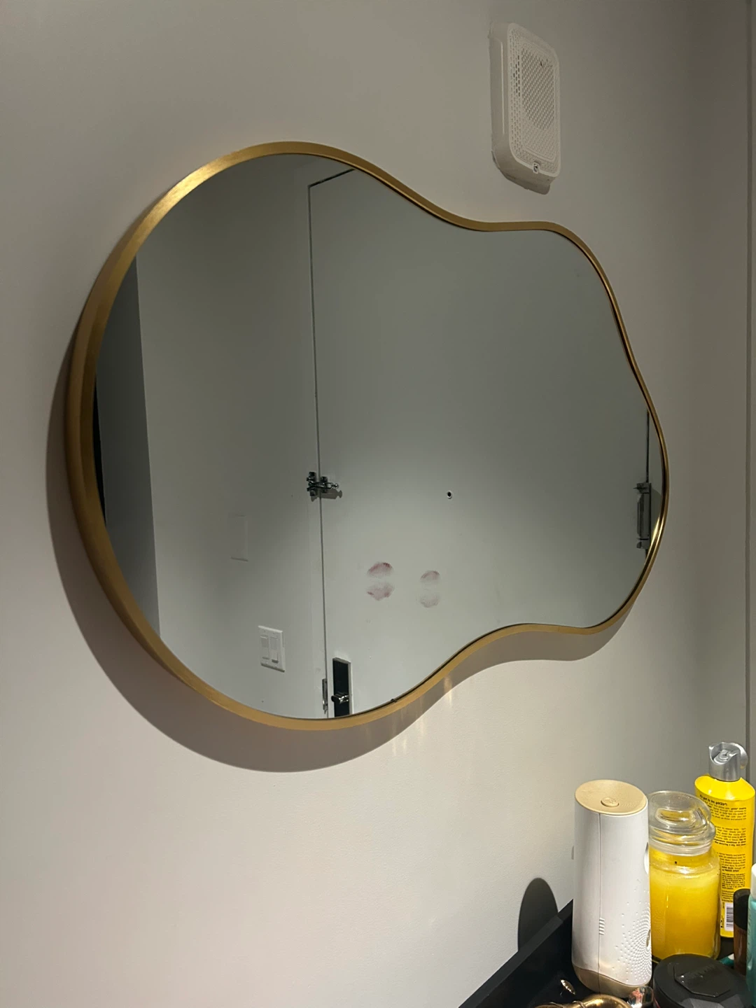 Wall Mirror with Gold Frame