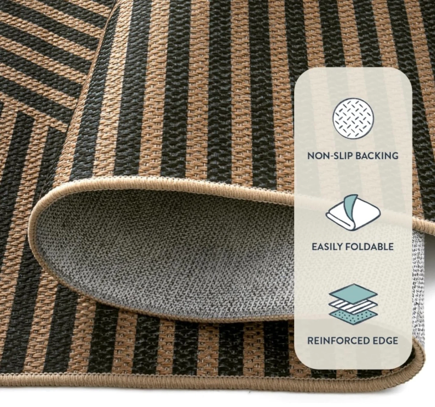 New 2.6’x8’ Outdoor/Indoor Washable Runner Rug - photo 2