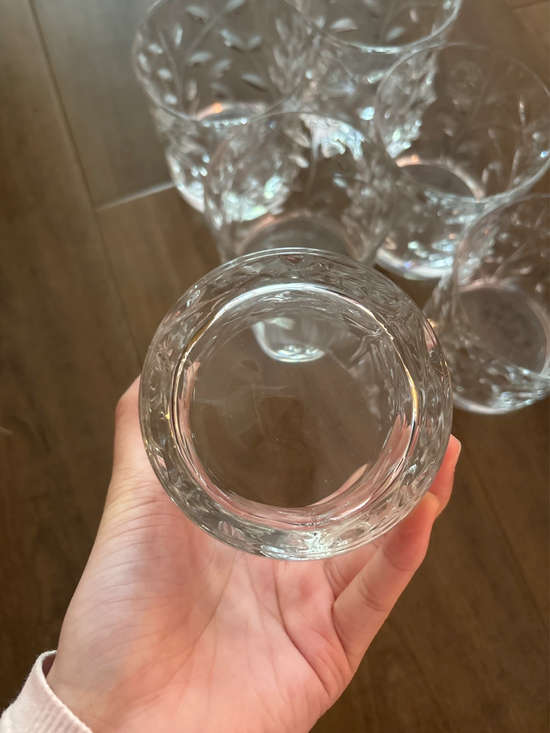 Set of 6 Crystal Cut Glasses - photo 3