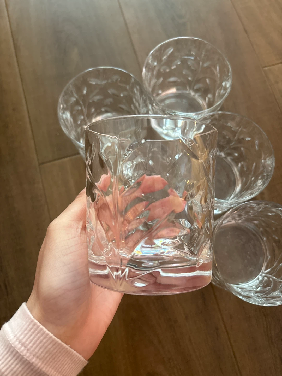 Set of 6 Crystal Cut Glasses - photo 2