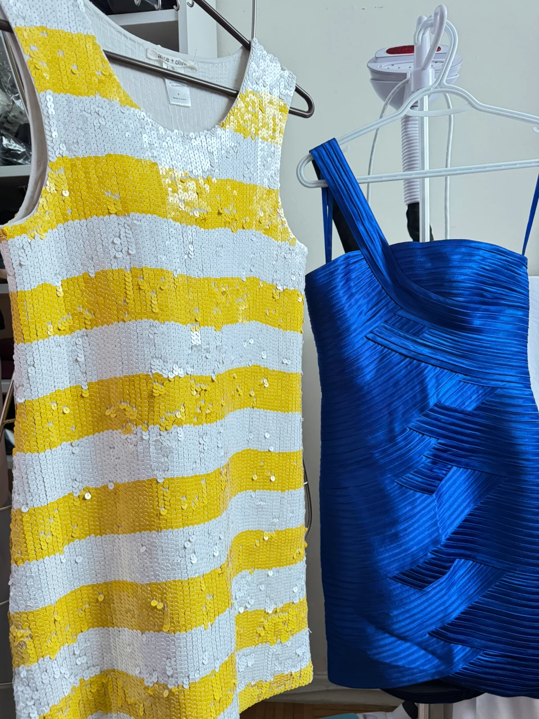 BCBGMAXAZRIA Royal Blue One Shoulder Ruched Dress - photo 3