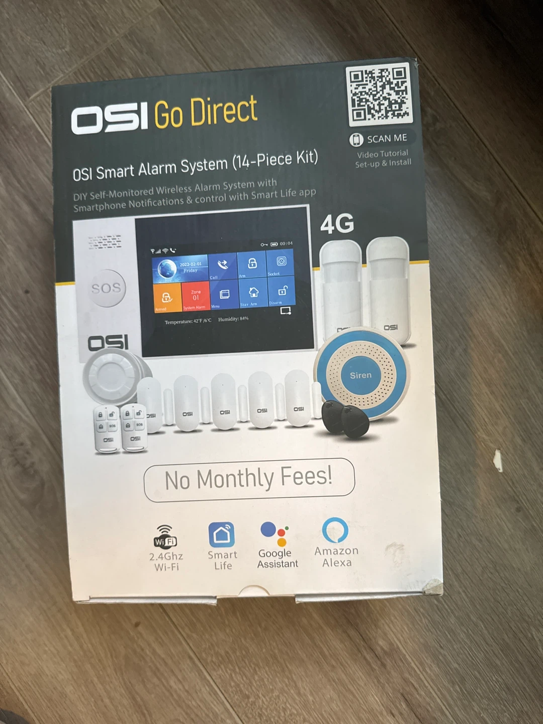 OSI Go Direct Smart Alarm System (14-Piece Kit)