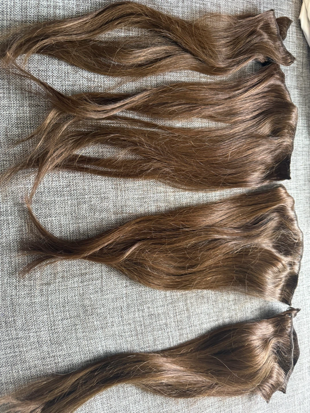 Light and medium Brown Clip-In Hair Extensions - photo 3