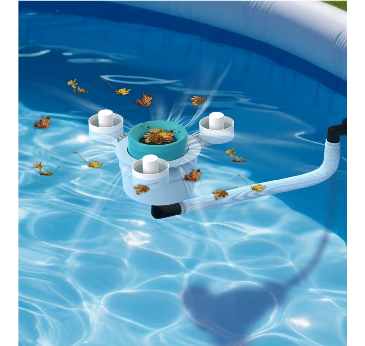 In-Pool Leaf Skimmer & Filter for Above Ground Pools