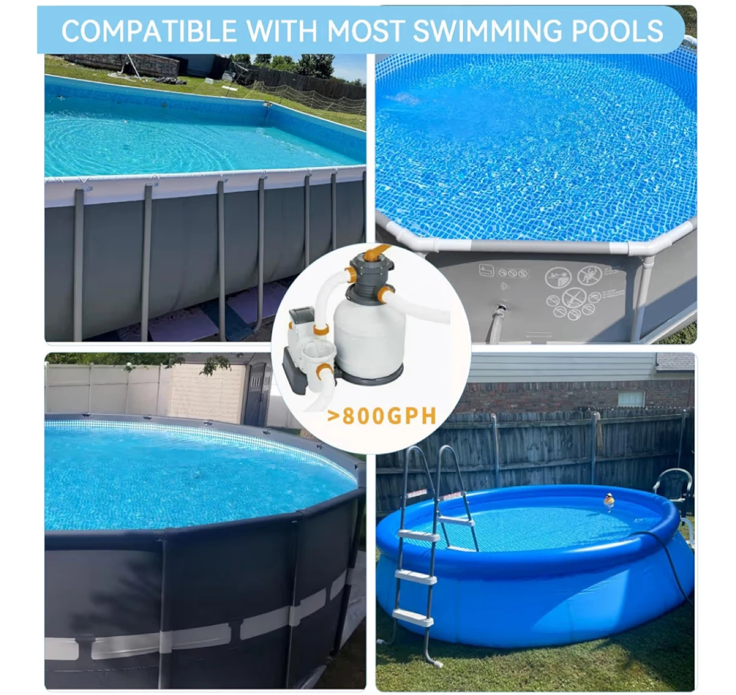 In-Pool Leaf Skimmer & Filter for Above Ground Pools - photo 5