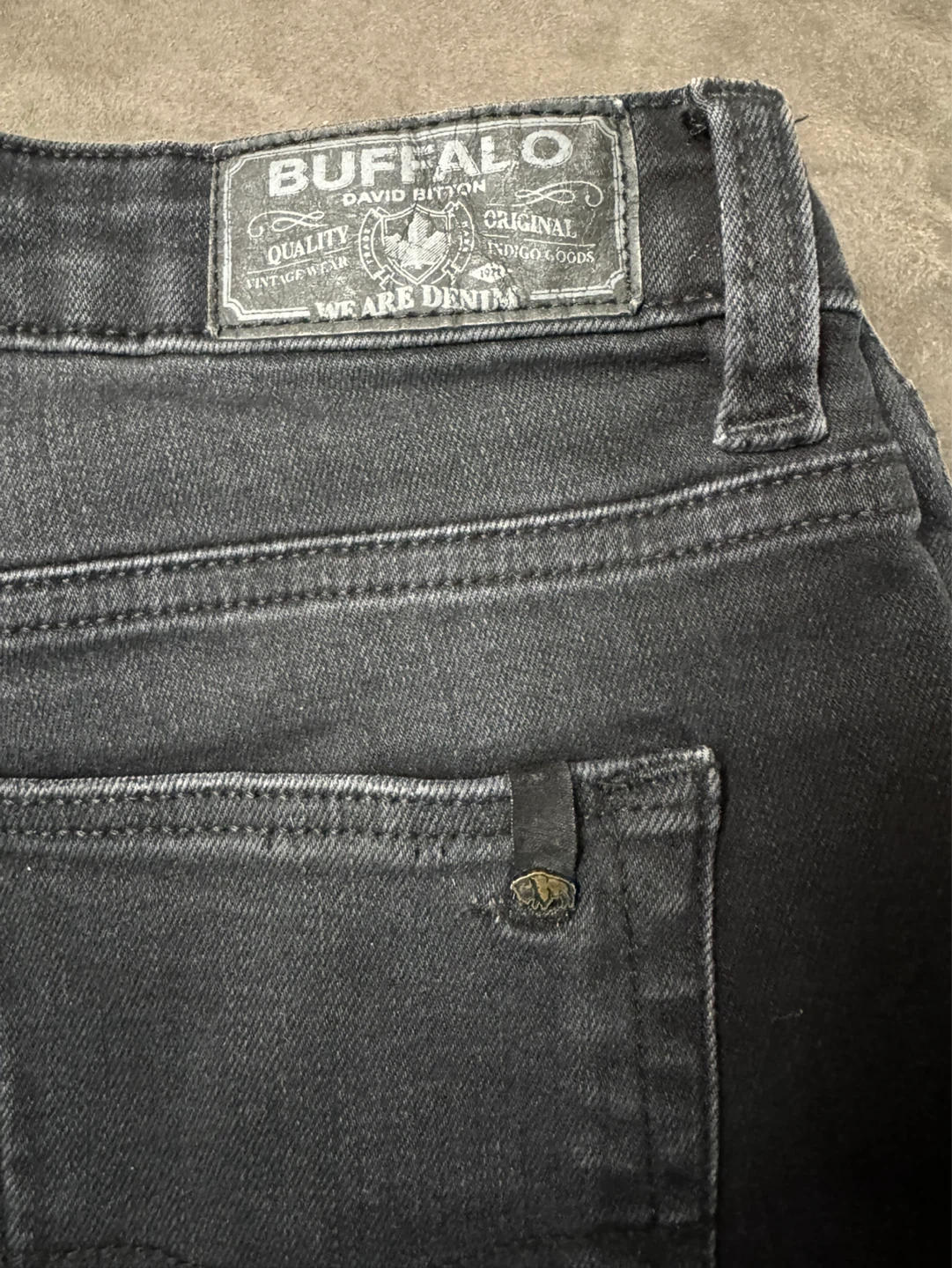 Buffalo David Bitton High Rise Skinny Jeans - Black W29 - photo 2