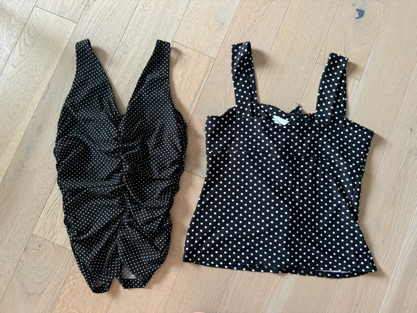 Polka dot woman’s summer tops both for $20 - photo 2