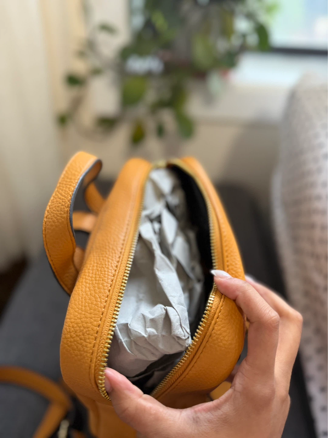 Steve Madden Orange Faux Leather Backpack - photo 2