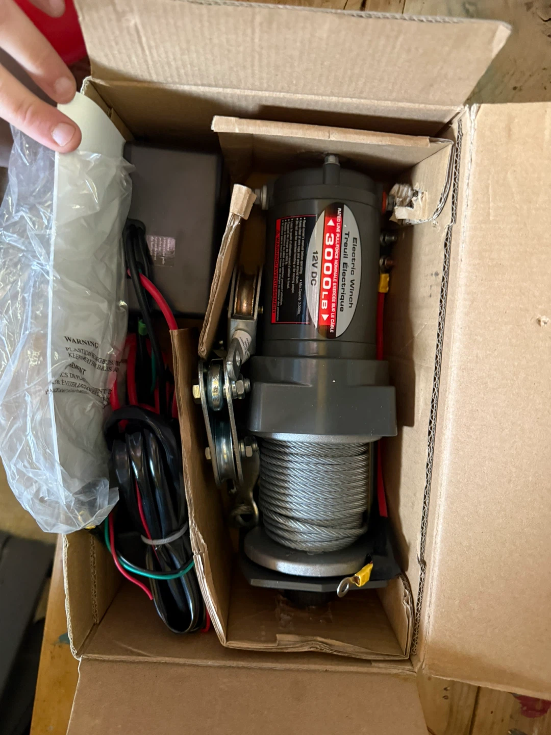 Chima Electric Winch 3000LB 12V