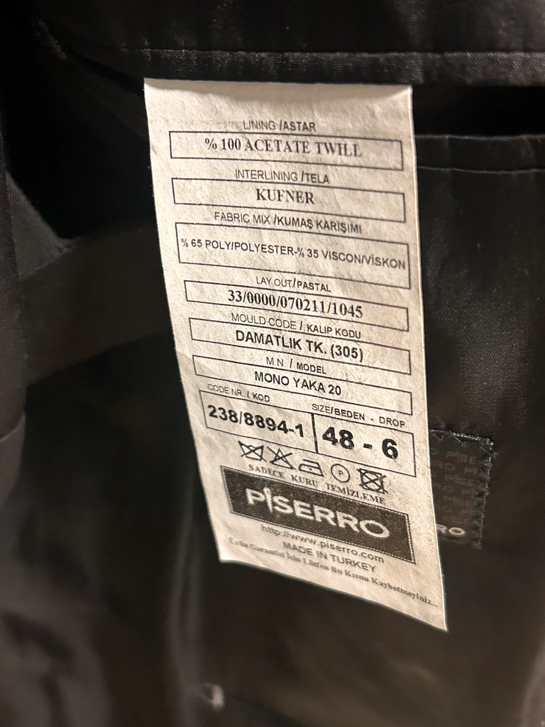 Black Suit - Size 48-6 - photo 2
