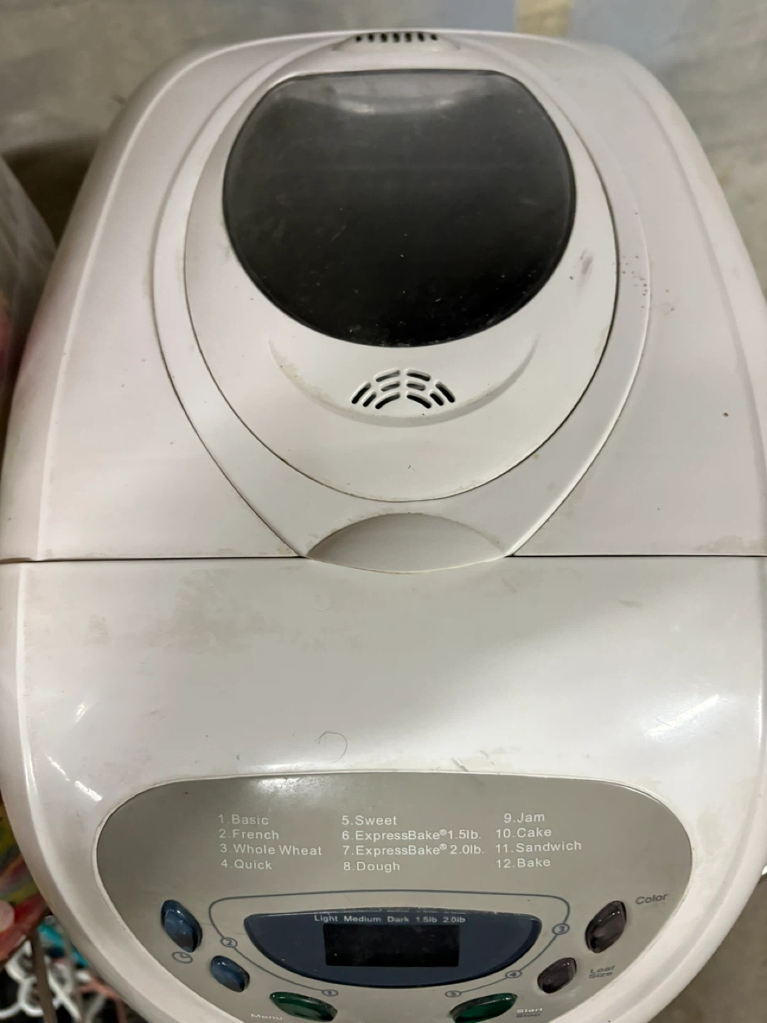 Sunbeam Programmable Bread Maker